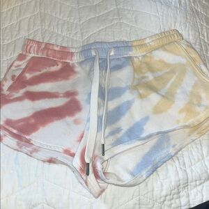 Z Supply Multicolor Tie-Dye Athletic Shorts